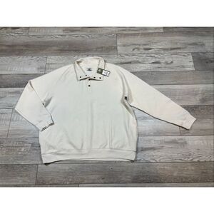 Goodfellow big & tall men’s cream shirt sweatshirt size 2X